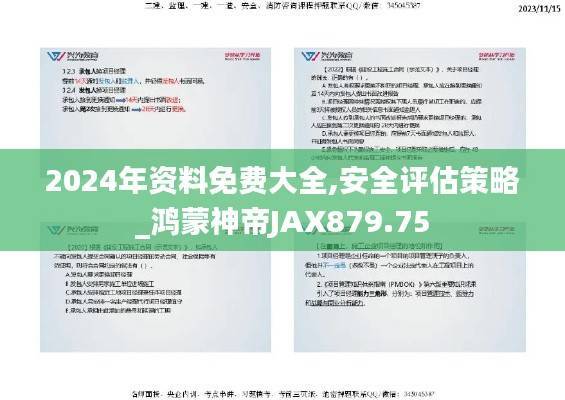 2024年资料免费大全,安全评估策略_鸿蒙神帝JAX879.75
