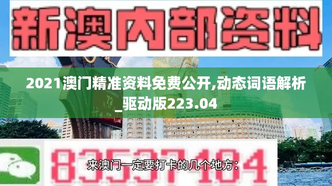 2021澳门精准资料免费公开,动态词语解析_驱动版223.04