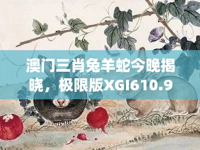 澳门三肖兔羊蛇今晚揭晓，极限版XGI610.91解读新篇