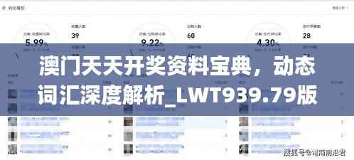 澳门天天开奖资料宝典,动态词汇深度解析_LWT939.79版