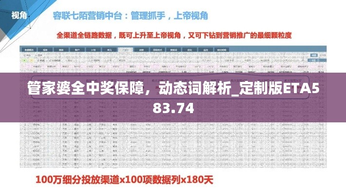 管家婆全中奖保障,动态词解析_定制版ETA583.74