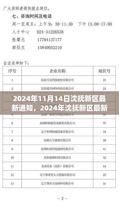 沈抚新区发展动态与政策解读,最新通知揭示未来规划(2024年11月)