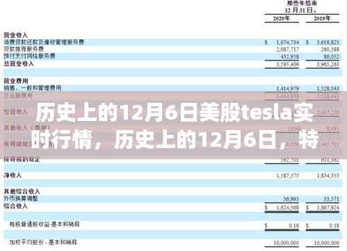 历史上的特斯拉在美股市场的实时行情概览,聚焦十二月六日数据