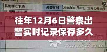 往年12月6日警察出警实时记录保存时效深度解析与评测报告