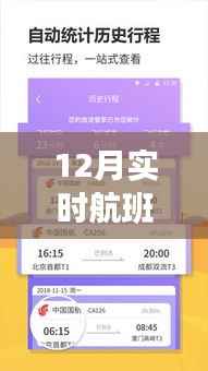 掌握蓝天轨迹,查询十二月实时航班轨迹,开启学习与成长之旅
