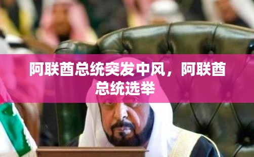 阿联酋总统突发中风,阿联酋总统选举