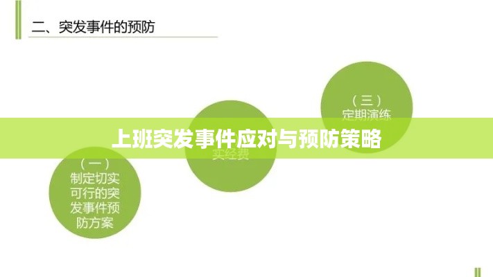 上班突发事件应对与预防策略