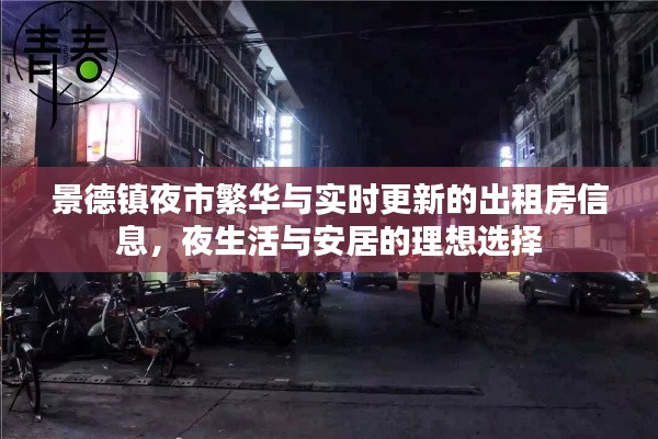 景德镇夜市繁华与实时更新的出租房信息，夜生活与安居的理想选择