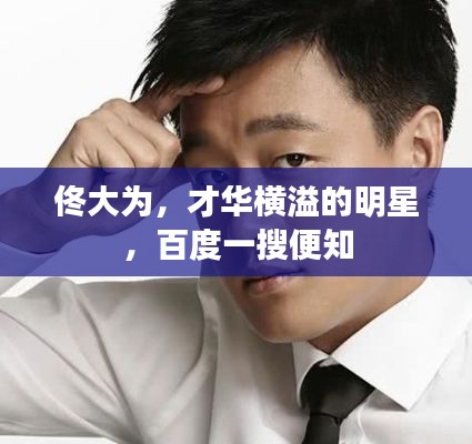 佟大为,才华横溢的明星,百度一搜便知